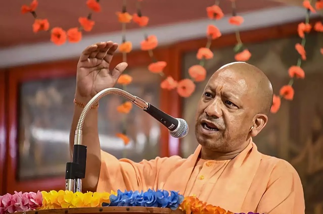UP CM Yogi Adityanath was in Rajasthan on Sunday to campaign for the party candidates.