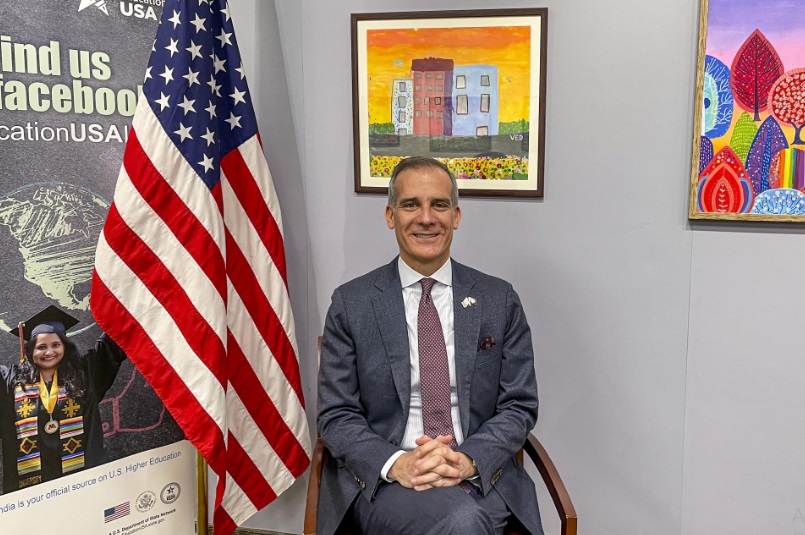  US Ambassador Eric Garcetti Brushes Aside Concerns About Democracy in India